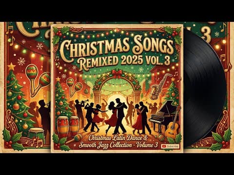 Christmas Songs Remixed 2025 Vol. 3 🎄 Latin Dance & Smooth Jazz